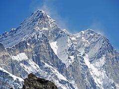 Kongma La 11 Lhotse West Face, Lhotse South Face. Lhotse Shar Close Up Lhotse West Face, Lhotse South Face, Lhotse Shar Close Up From Kongma La (5535m).